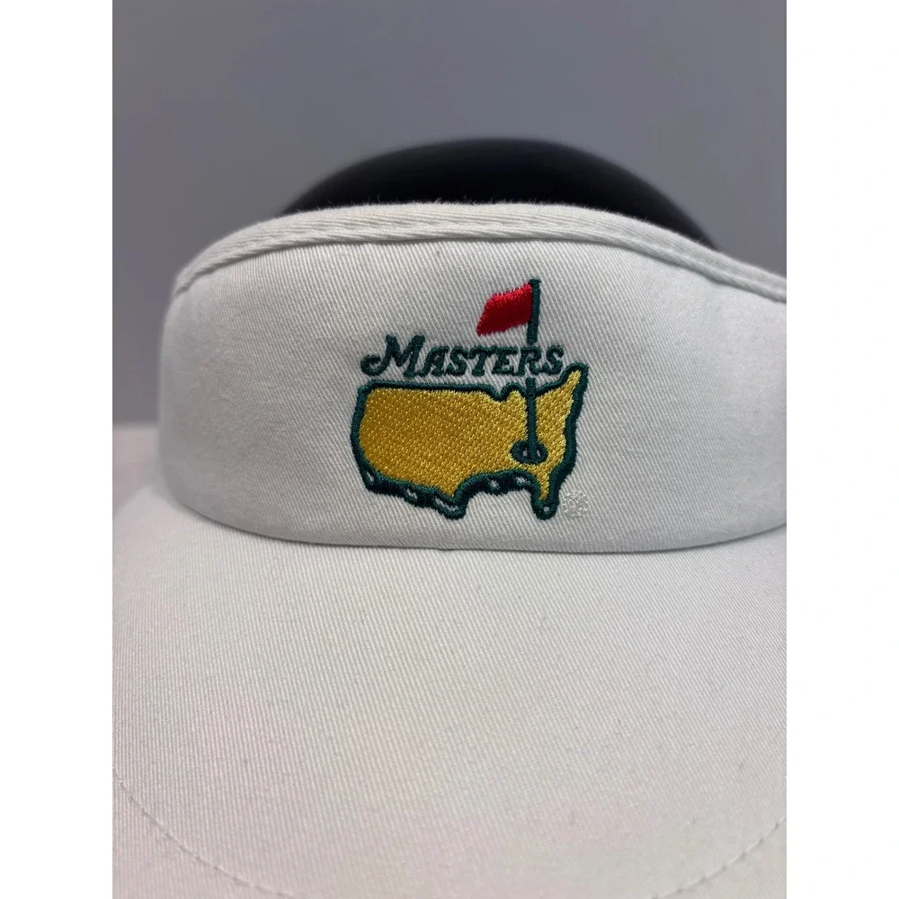 Masters Tournament Golf Visor American Needle White Cotton Adjustable‎ Hat